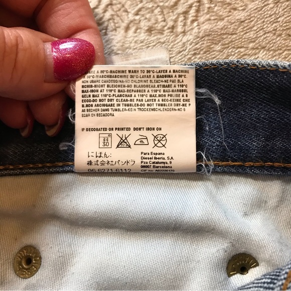 Diesel Industry blue cotton button fly jeans 31 x 28 - Picture 8 of 8